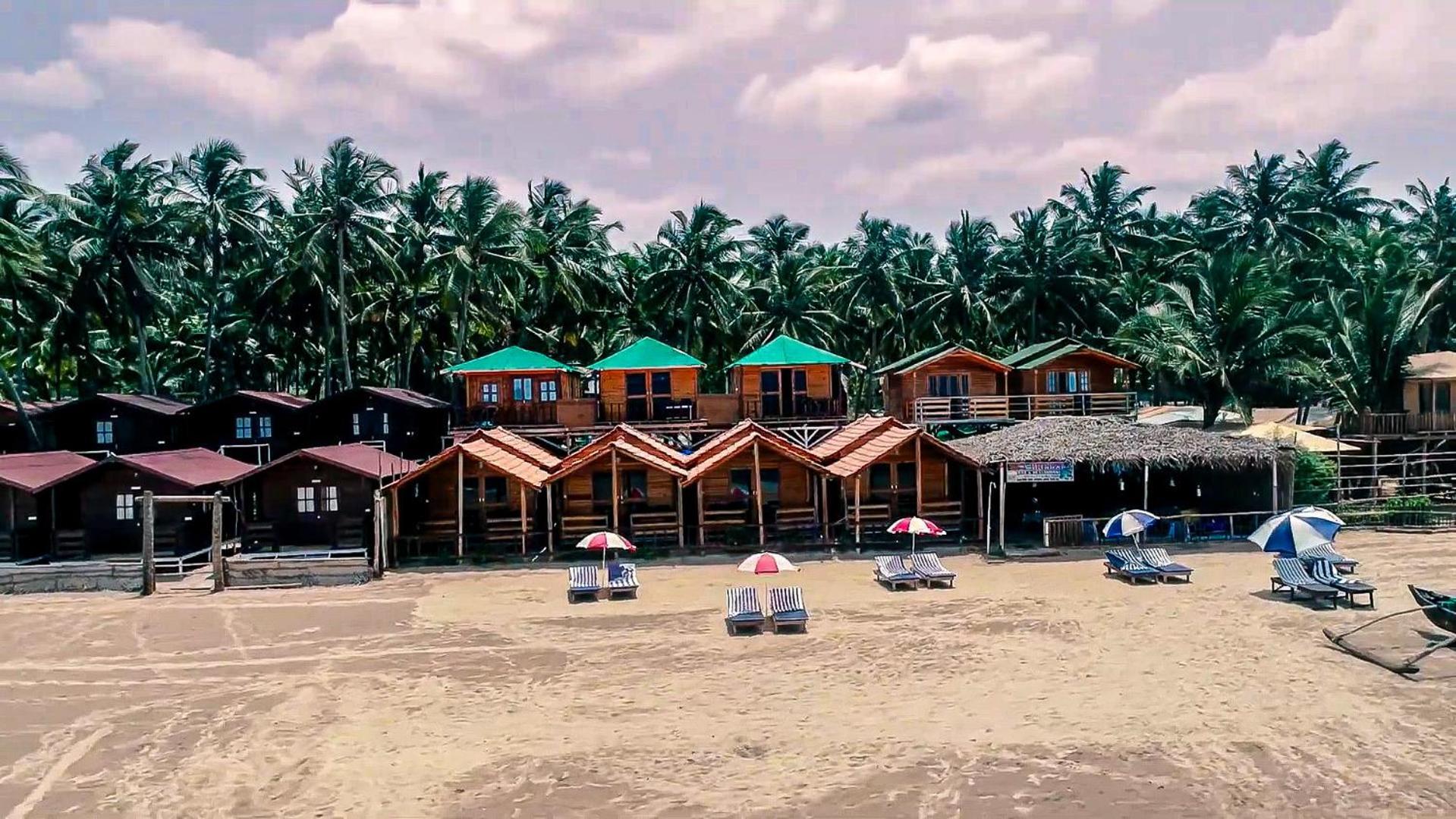 Hotel Om Sai Beach Huts Agonda Exteriér fotografie